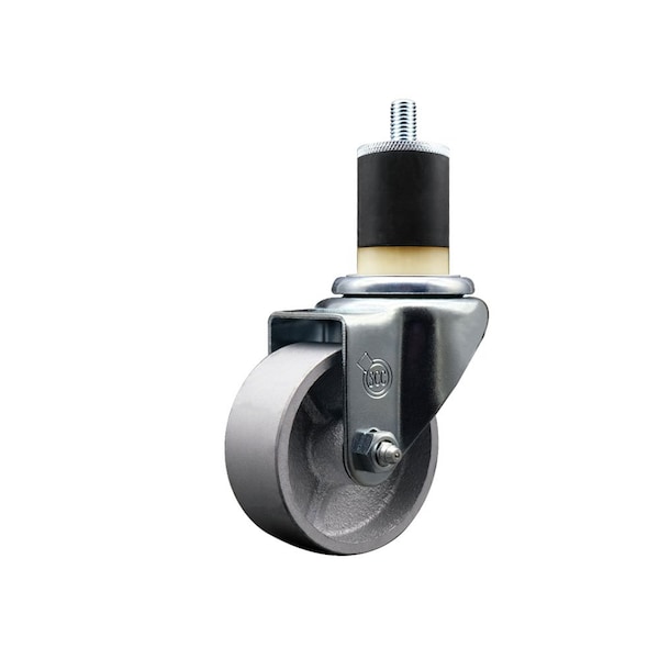 3'' Semi Steel Wheel Swivel 1-7/8'' Expanding Stem Caster